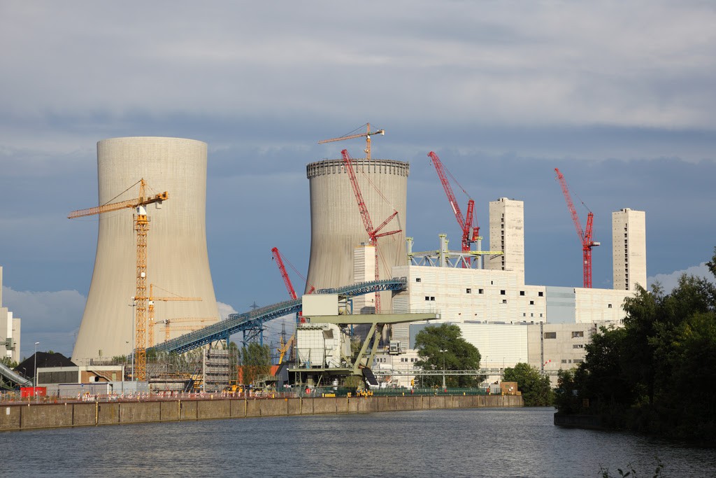 Nuclear power plant construction site